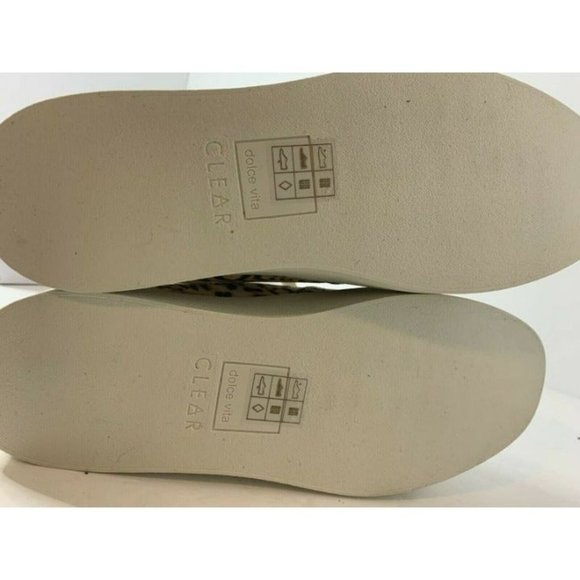 Dolce Vita Vanie x CLEAR platform sneakers womens size 8 Leopard Print - Picture 6 of 8